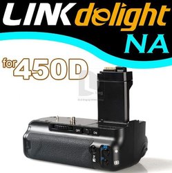 Wholesale!BATTERY GRIP FOR CANON 450D 500D 1000D XS XSi BG-E5 B5G! free shipping(China (Mainland))