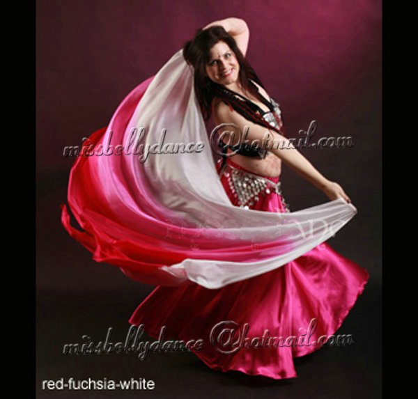 20pcs lot free shipping belly dance Chinese silk veil belly dance accessory Deluxe belly dance Silk