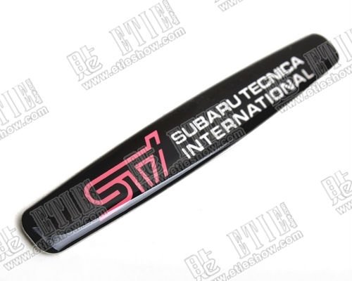 Купить STI алюминия гель дуги автомобиля логотип stickermitsubishi ...