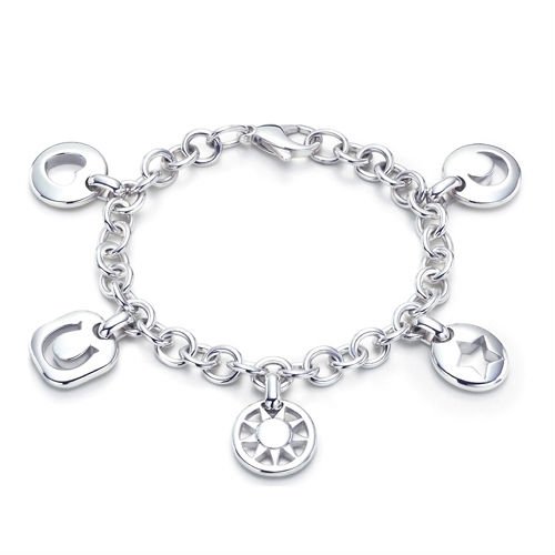 Charm new 925 silver rope cuff bracelet new(China (Mainland))