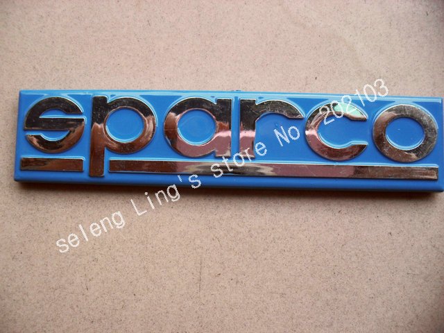 Wholesale free shipping 100pcs sparco 3D Car sticker sparco logo sticker 3d