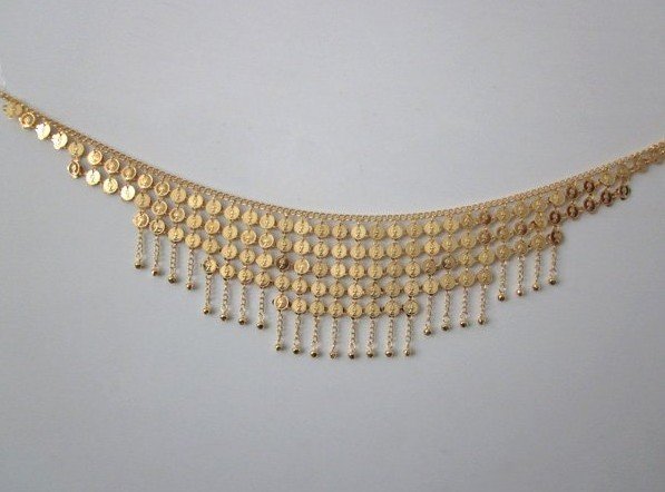 free shipping wholesales new style belly dance coins hip scarf belly dance accessory belly dance tribe