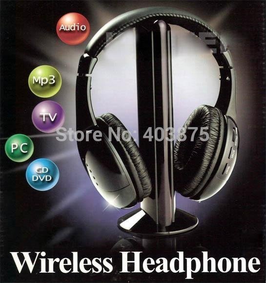 Купить Беспроводные наушники наушники 5 в 1 для mp3 ПК tv в интернет ...
