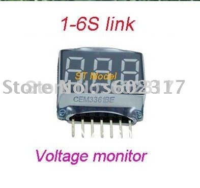  Voltage Meter Indicator / LED Meter Indicator For rc lipo battery 7.4V