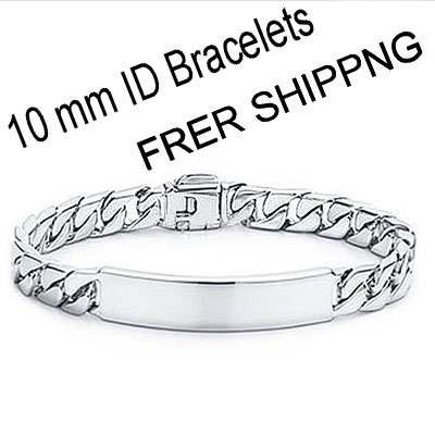 Silver Id Bracelets For Men