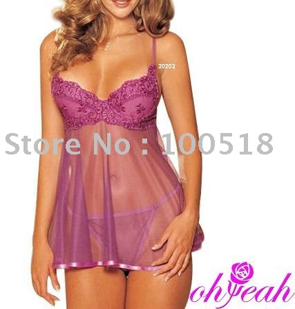 Plus size lingeriesexy underwearlady nightwearlingerie babydoll R7211P XL 