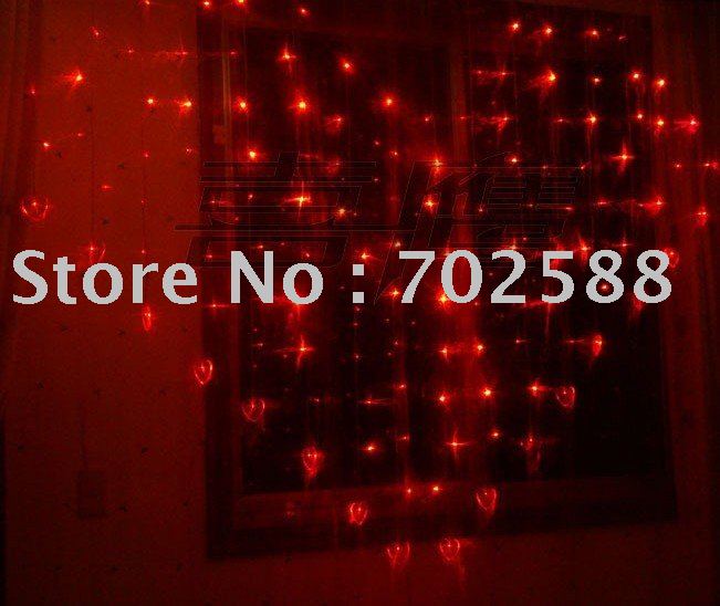 Wedding things background decoration Christmas lights 16 2 meters red