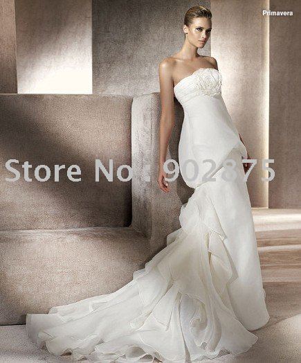 2012 eurostyle gorgeous wedding dress latest charming formal bridal gown 