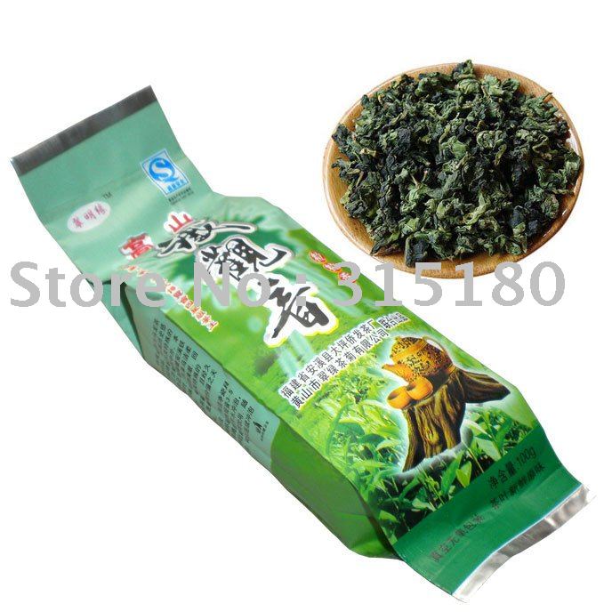 Free Shipping 100g Organic High Mountain Tieguanyin Oolong Tea Anxi Tie Guan Yin With Vacuum Bag