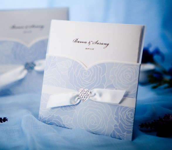 Customize Invitation card Wedding cards W1114 wedding favors