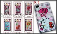 HELLO KITTY phone sticker cellphone sticker for cellphone mobile phone laptop stickers 100pcs Freeshipping