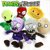 Free shipping wholeseale   Hot Game Plants vs Zombies PVZ Mid Size18cm-28cm Figures Soft Plush Toy Doll mix 10design toys gifts