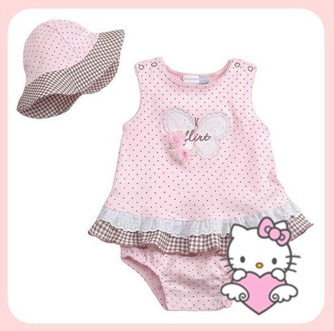 Wholesale Fashion Clothes  China on Wholesale 12pcs Lot Pink Baby Romper  Babies Clothing  Baby Clothes