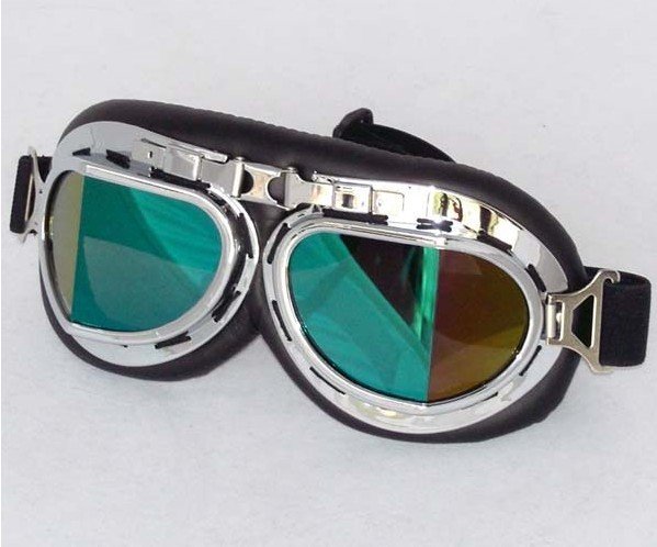 free shipping (1pcs) helmet motorcycle goggle vintage pilot biker goggle wholesale and retail