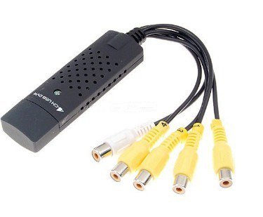 Купить 10pcs/lot usb 2.0 easycap 4 канала cctv камеры аудио захвата ...