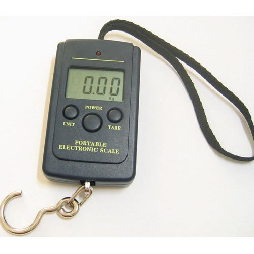 Wholesale - free shipping 5 Pieces New 40kg - 20g Electronic Portable Digital Weight Scale(China (Mainland))
