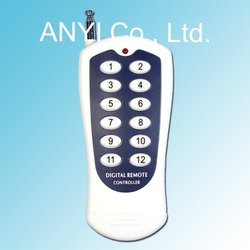 Free Shipping Wholesale 12 Channel/12 Buttons/Keys 315Mhz/433Hz RF Wireless Remote Radio Controller/Transmitter Used In Switch(China (Mainland))
