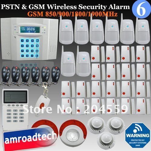 Alarm Warning Sticker Decal for Home Security Burglar Alarm System AT-WS01