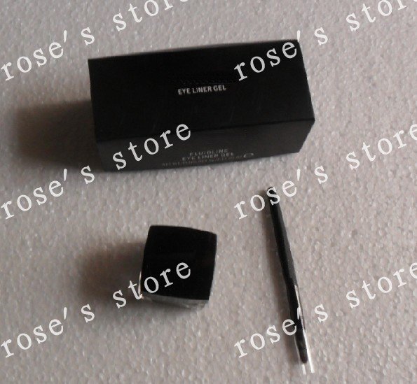 Lowest price Fluid line Liquid Eye Liner gel Black 5g !(200pcs/lot)+free gift(China (Mainland))
