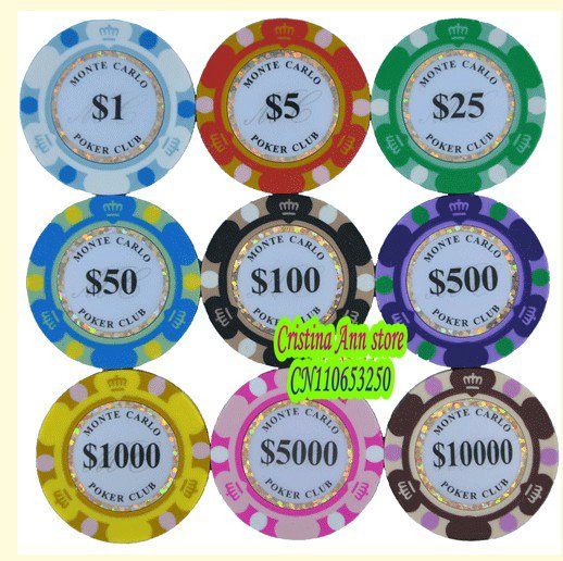 Poker Chip Values Chart