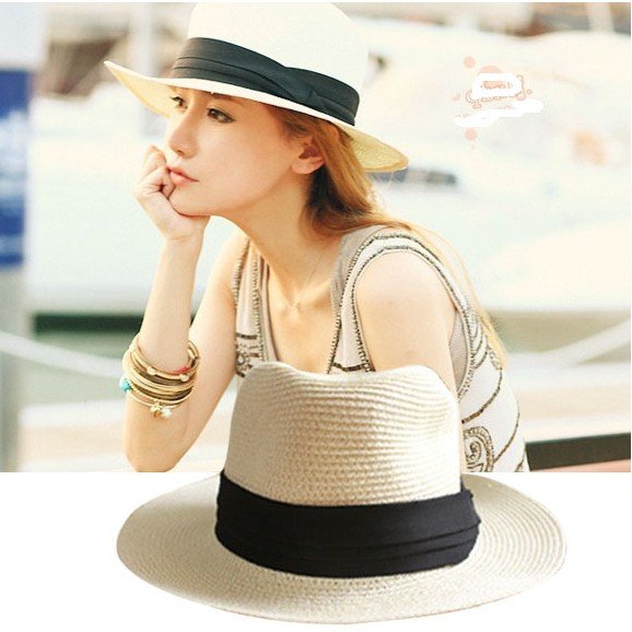 Flat Straw Hat