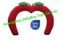 DAR-18 6mL*4mH 20ftL13ftH advertising inflatable apple arch/archway Free logo 100% Quality Guarantee Promotion(China (Mainland))