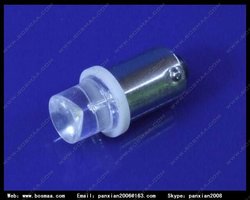 véhicule de lampe de 10pcs BA9S/W6W-1LED autorisant la lumière légère de /indicator/lumières d'intérieur