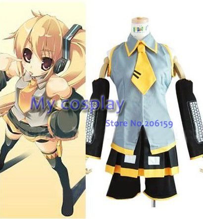 Female Cosplay Costumes on Anime Vocaloid Cosplay   Traje De Vocaloid Cosplay Akita Neru Para O