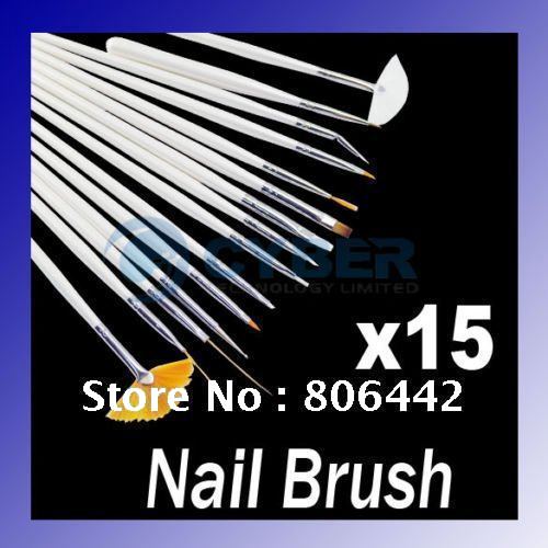 15 pcs professinal Nail Art Brush Set Design Painting Pen,Perfect for