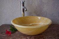 bathroom  Honey Onyx sink