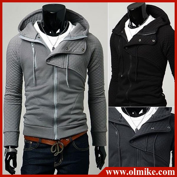 Free shipping Newest mens casual cotton winter coat hoodie clothing coats 