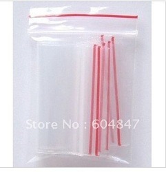 sacos de plástico Ziplock do espaço livre do fechamento do Zipper do transporte livre 6x8cm, 500pcs/lot