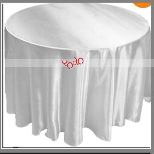 Free Shipping From USABrand New Wedding Party Round Tablecloths Satin 