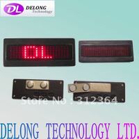 7X21pixel mini scrolling led name badge,free shipping to USA and Canada