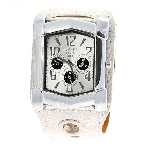 9330 Generous and Fashion Diesel Time Wrist Watch (White) 9330 Generous and Fashion Diesel Time Wrist Watch (White)