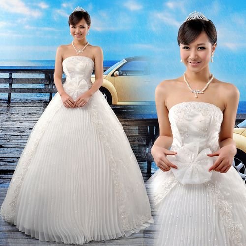 Free Shipping New Arrival Queen Victoria Wedding dress Embroidered Bridal 