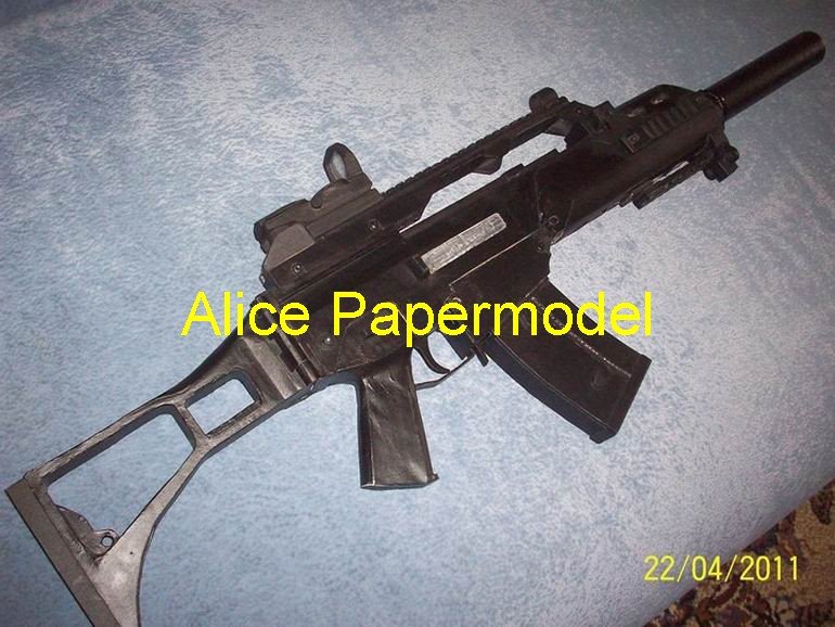 Купить Алиса papermodel] 1:1 Немецкая g36 нападение винтовки ...