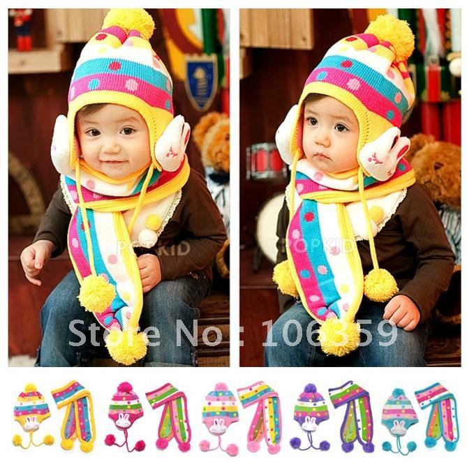 Children Hat and Scarf Set Baby Knitted Hat with Scarf Kids Winter Cap Crochet Hats And Scarves For Kids Children Hat and Scarf Set Baby Knitted Hat with Scarf Kids Winter Cap Crochet Hats And Scarves For Kids