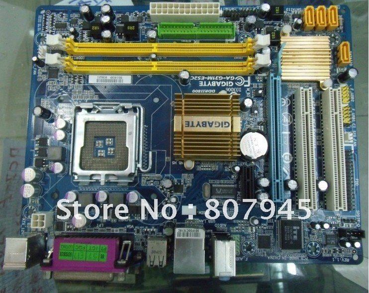 Free shipping EMS Gigabyte GA-G31M-ES2C motherboard (INTEL G31 chipset / LGA 775) Genuine