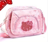 Wholesale Free shipping 20pcs/lot Hello kitty bags /Hello Kitty Recreation bag  Inclined shoulder bag