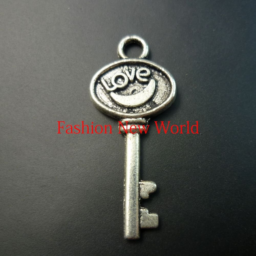wholesale Key charms pendant jewelry accessories 3.1*1.3cm(China (Mainland))