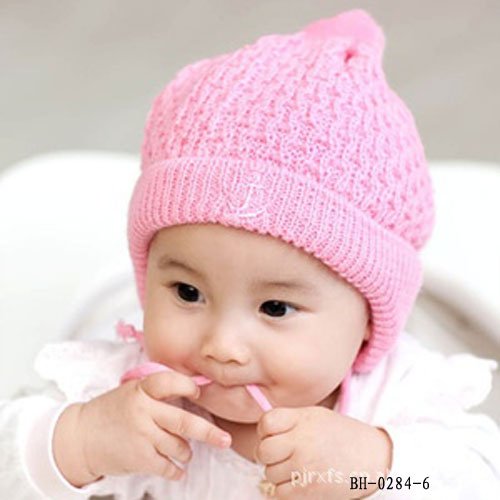 earflap Hat, kids knitted500 earflap Hat, kids knitted500