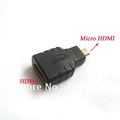 Free shipping! wholesale 10pcs 1440P V1.4 Micro HDMI Male to HDMI Female Converter/Connector Adapter