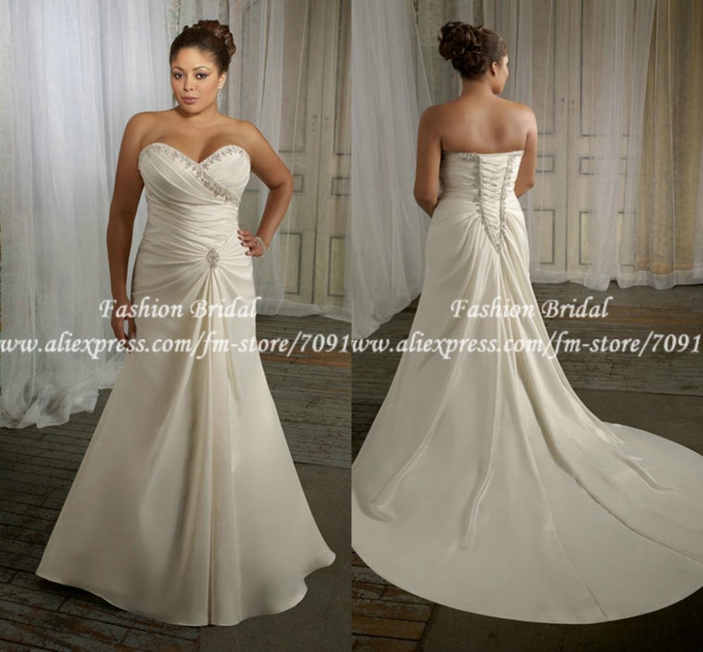 cheap aline wedding dress