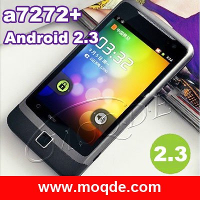 Free Android  Navigation on Android 2 3 Gps Agps Wifi Capacitive Mobile Phone A7272 Free Shipping