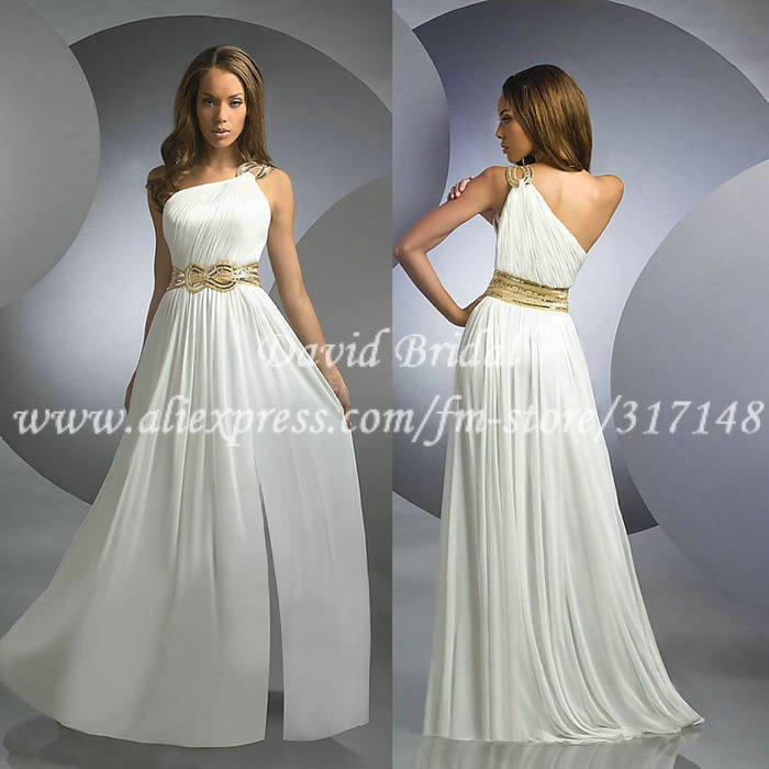 white long dresses