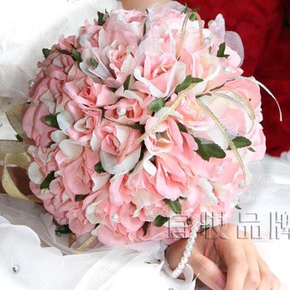 Free shipping 99 roses large simulation bridal bouquet quality silk 