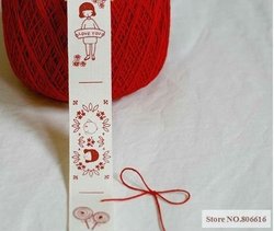 2.5CM 20M 100% Cotton Printed Label And Tag Cloth Weaves Color Labels DIY Accessories(China (Mainland))