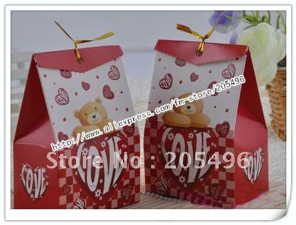 Hot bear design Wedding cake Favor Boxes 38x64x9cm free shipping 