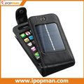 0.61W Solar charger & Leather Case for iPhone, iPhone 3G / 3Gs, built-in 850mAh battery